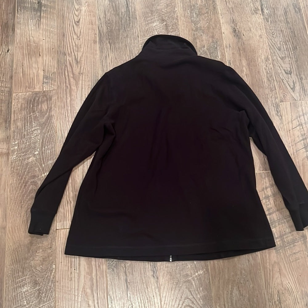 Eileen Fisher Woman’s Black Zip Up
