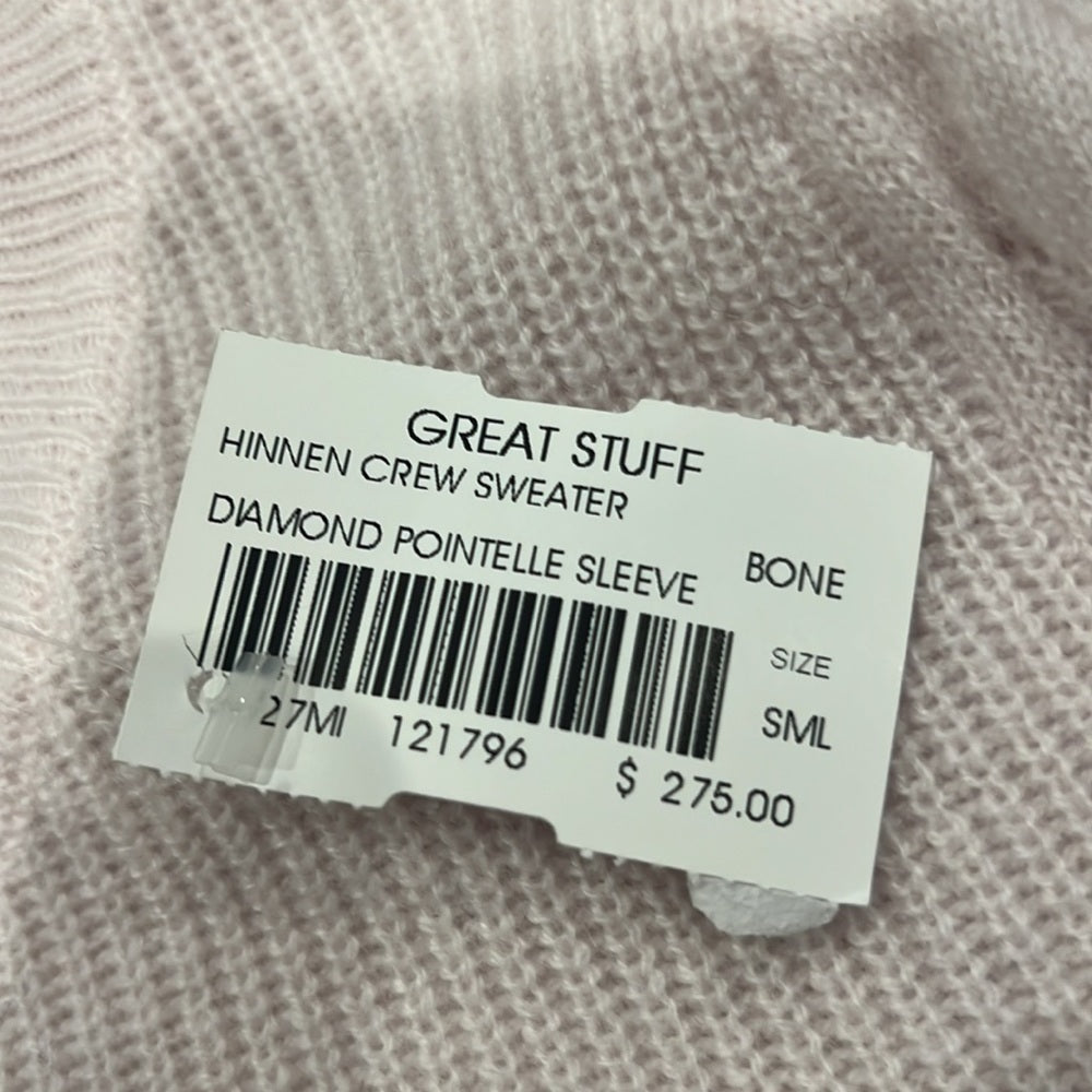 NWT 27 Miles Women’s Pink Sweater Size Small