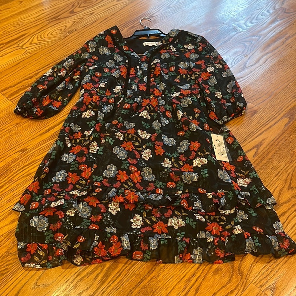 NWT Nanette Lepore Woman’s Berry Multicolored Print Dress Size 12