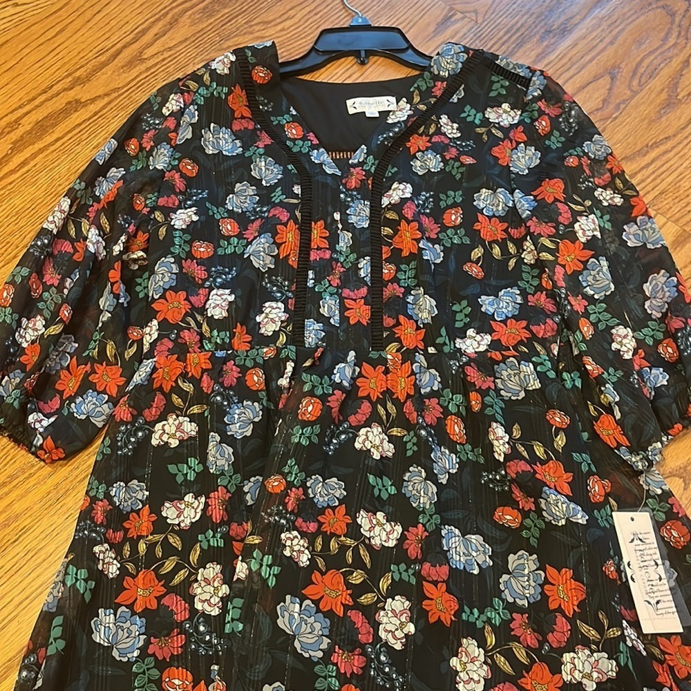 NWT Nanette Lepore Woman’s Berry Multicolored Print Dress Size 12