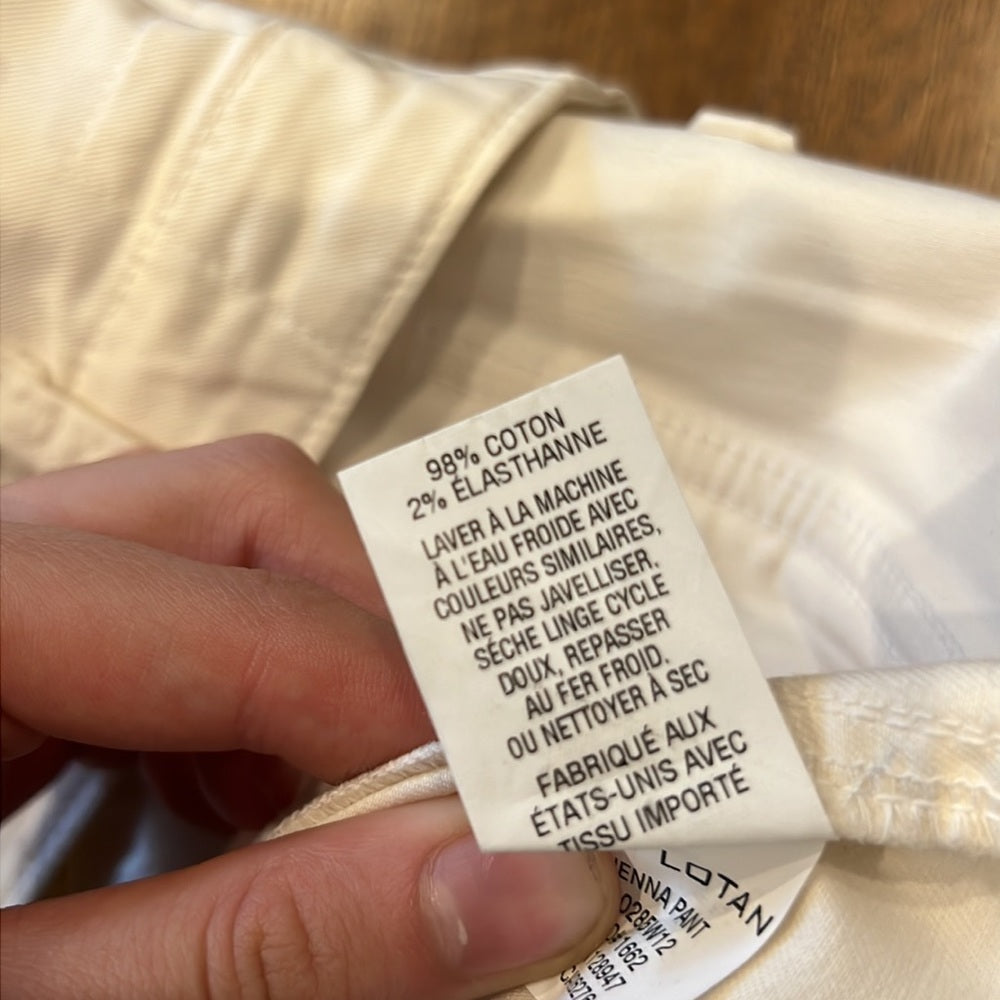 Nili Lotan Women’s White Skinny Jeans Size 4