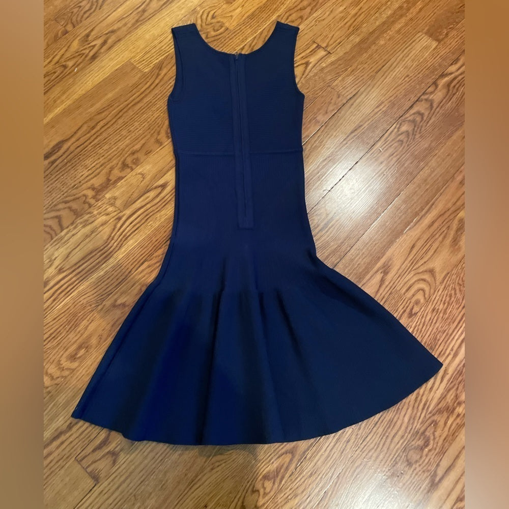 Issa London Navy Sleeveless Dress Size P
