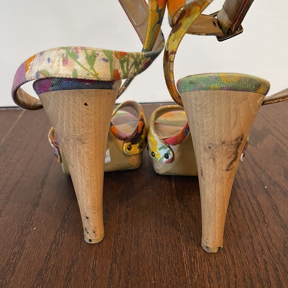 Stella McCartney Cloth Sandals Size 8.5