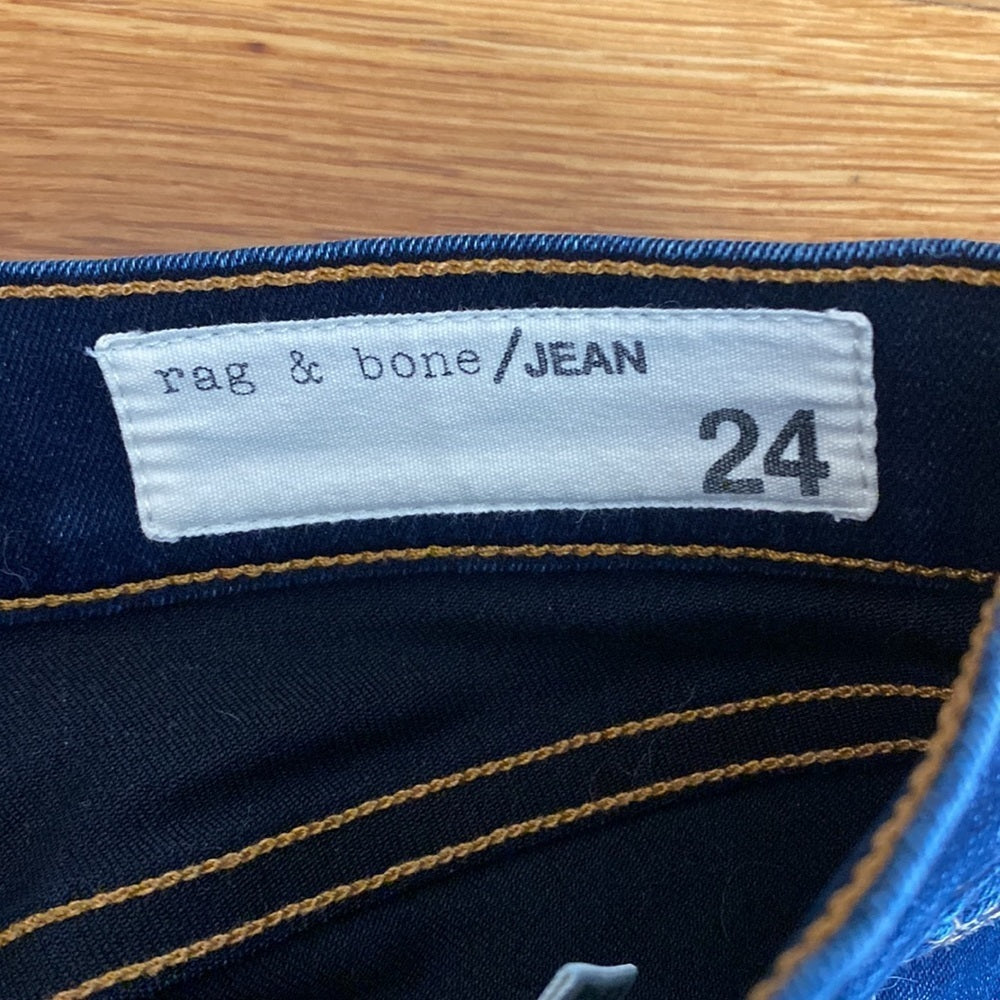 Rag & Bone Women’s Blue High Rise Skinny Jeans Size 24