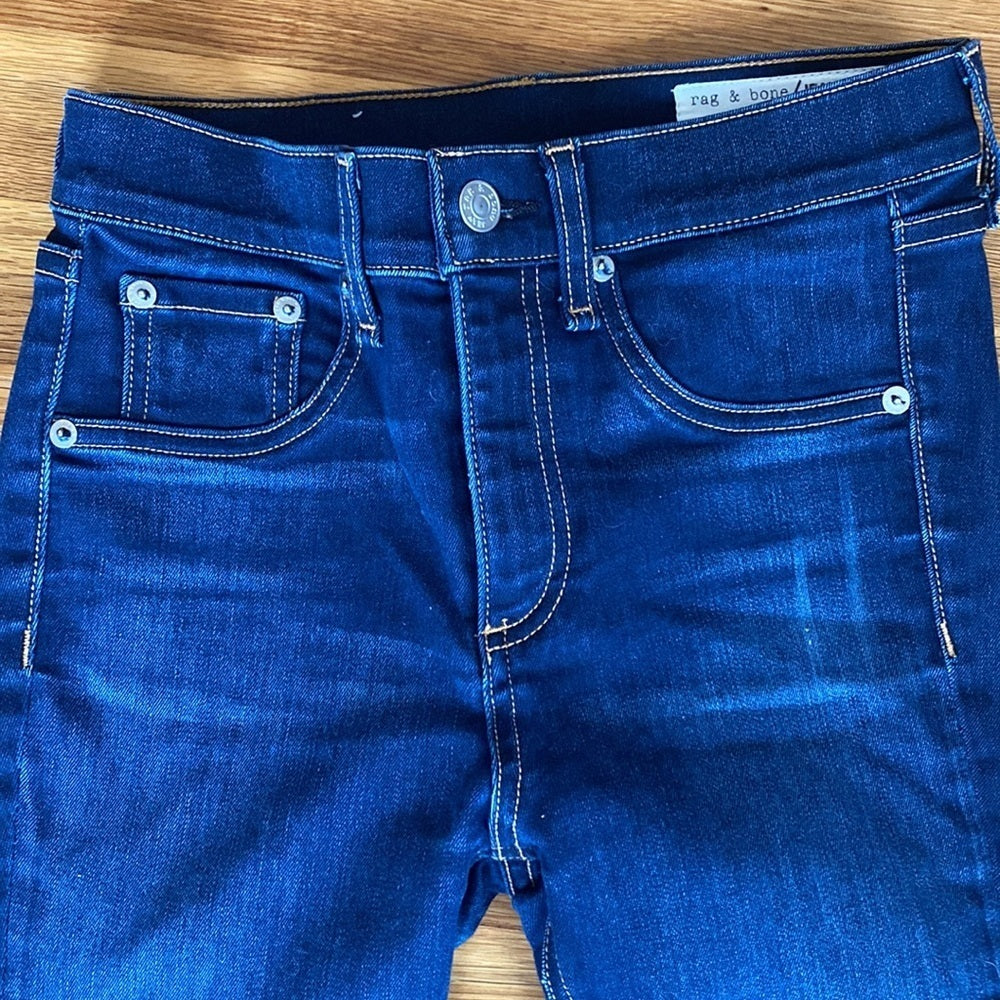 Rag & Bone Women’s Blue High Rise Skinny Jeans Size 24