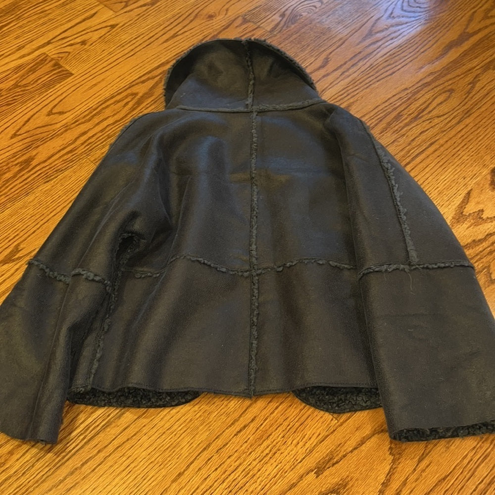 Nic + Zoe Woman’s Black Fur Lined Jacket Size XS