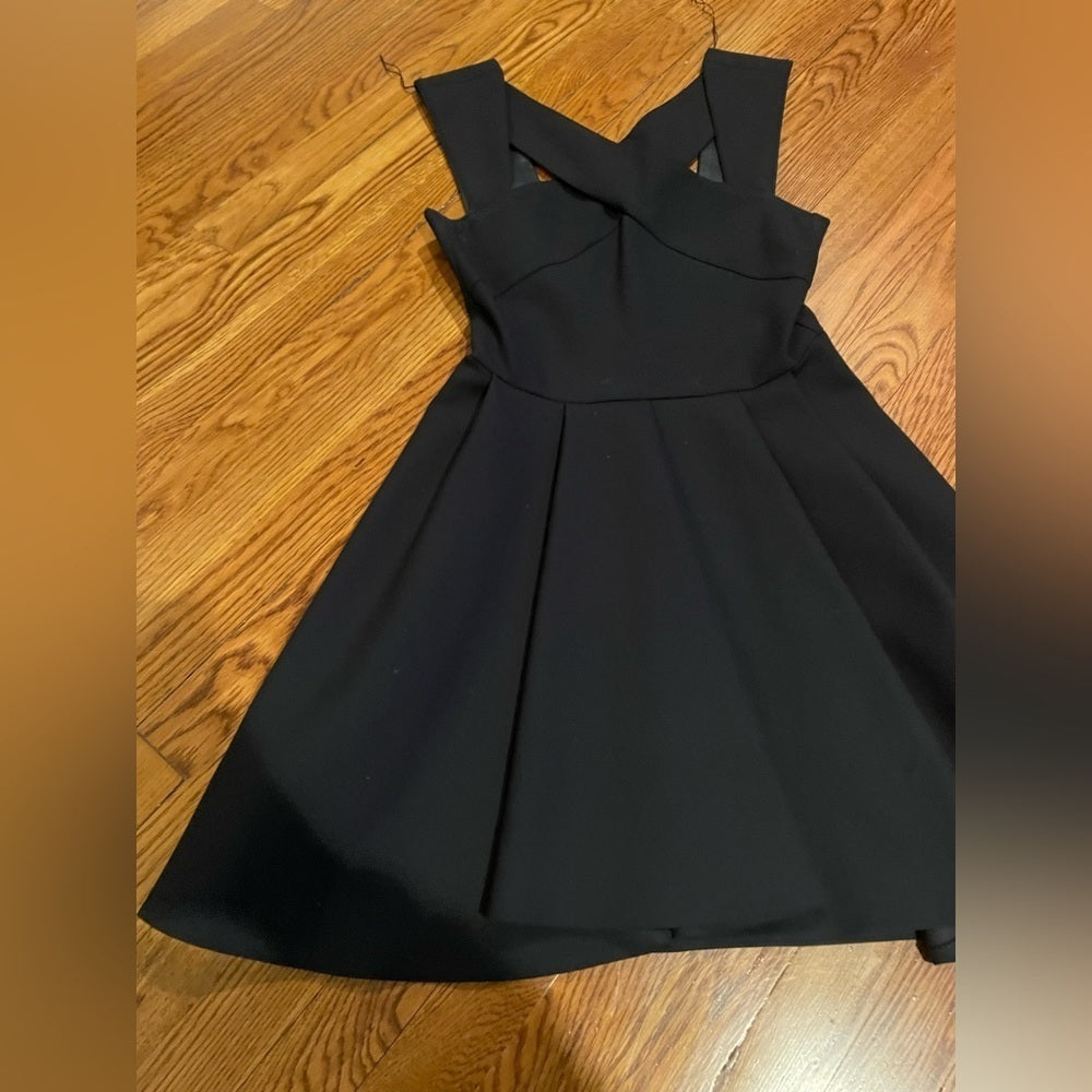 Maje Black Cut Out Dress Size 38