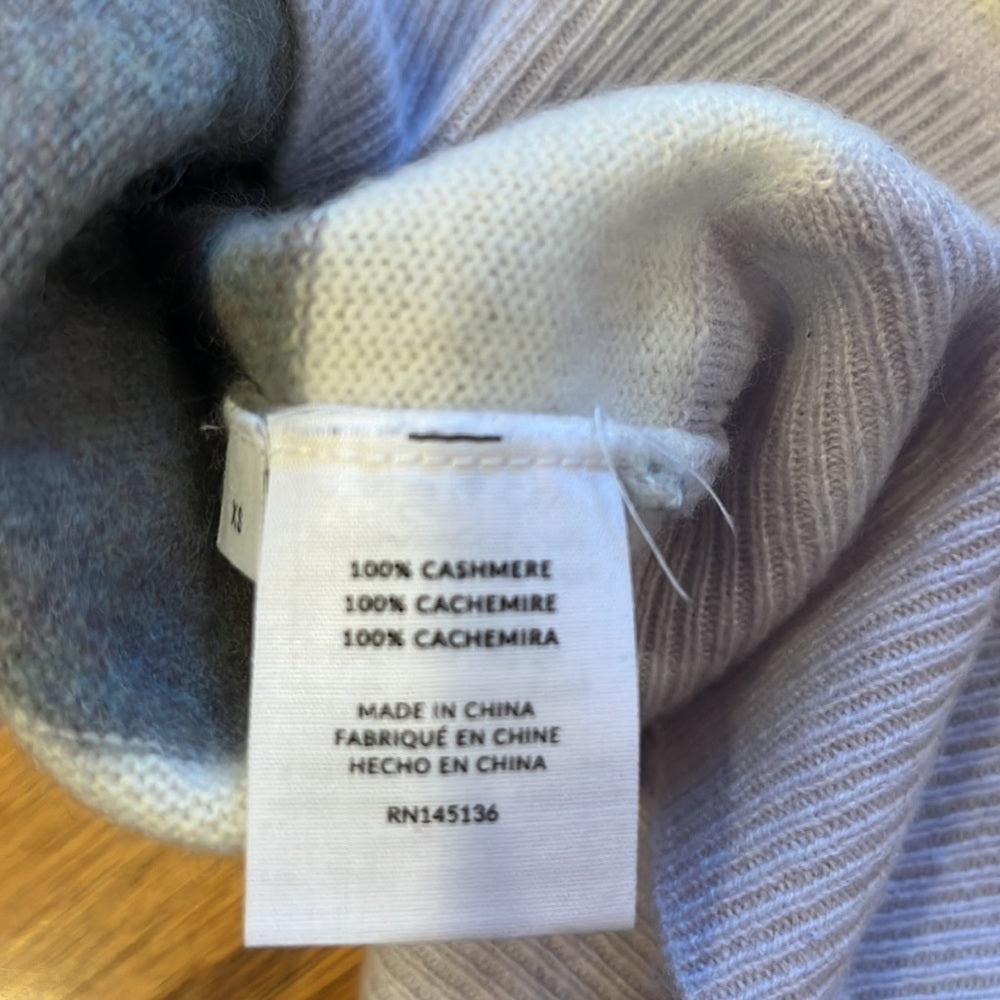 Naadam Woman’s Cashmere Striped Sweater Size XS