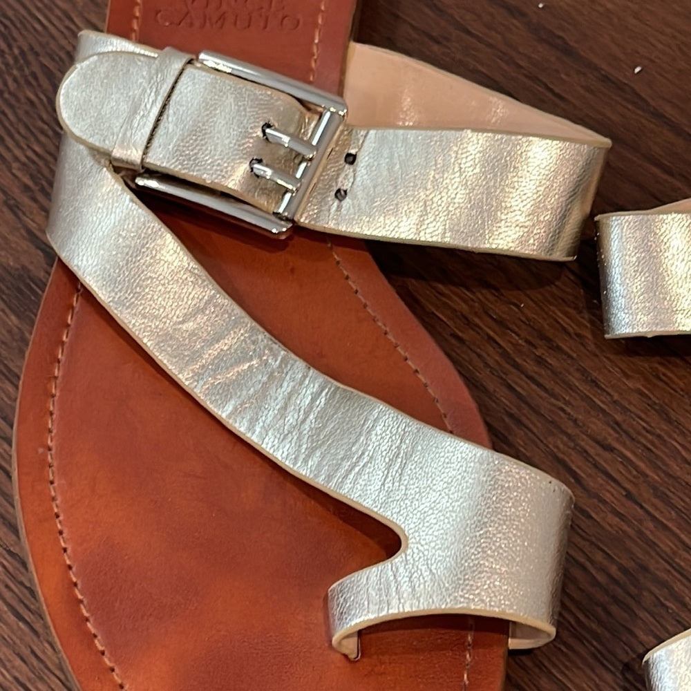 Vince Camuto Women’s Pewter Sandals Size 7.5
