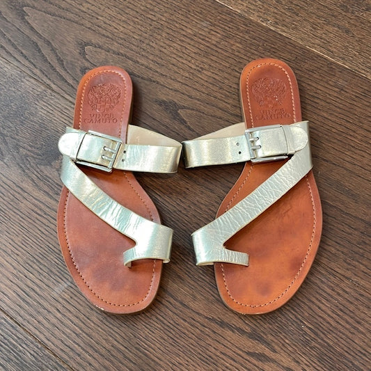 Vince Camuto Women’s Pewter Sandals Size 7.5