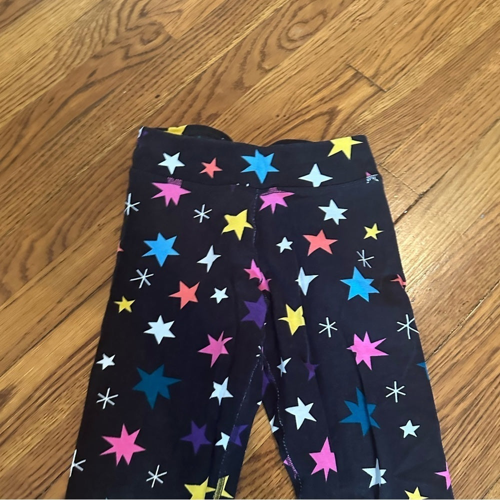 HANNA Andersson Girls Star Print Leggings Size 6-7