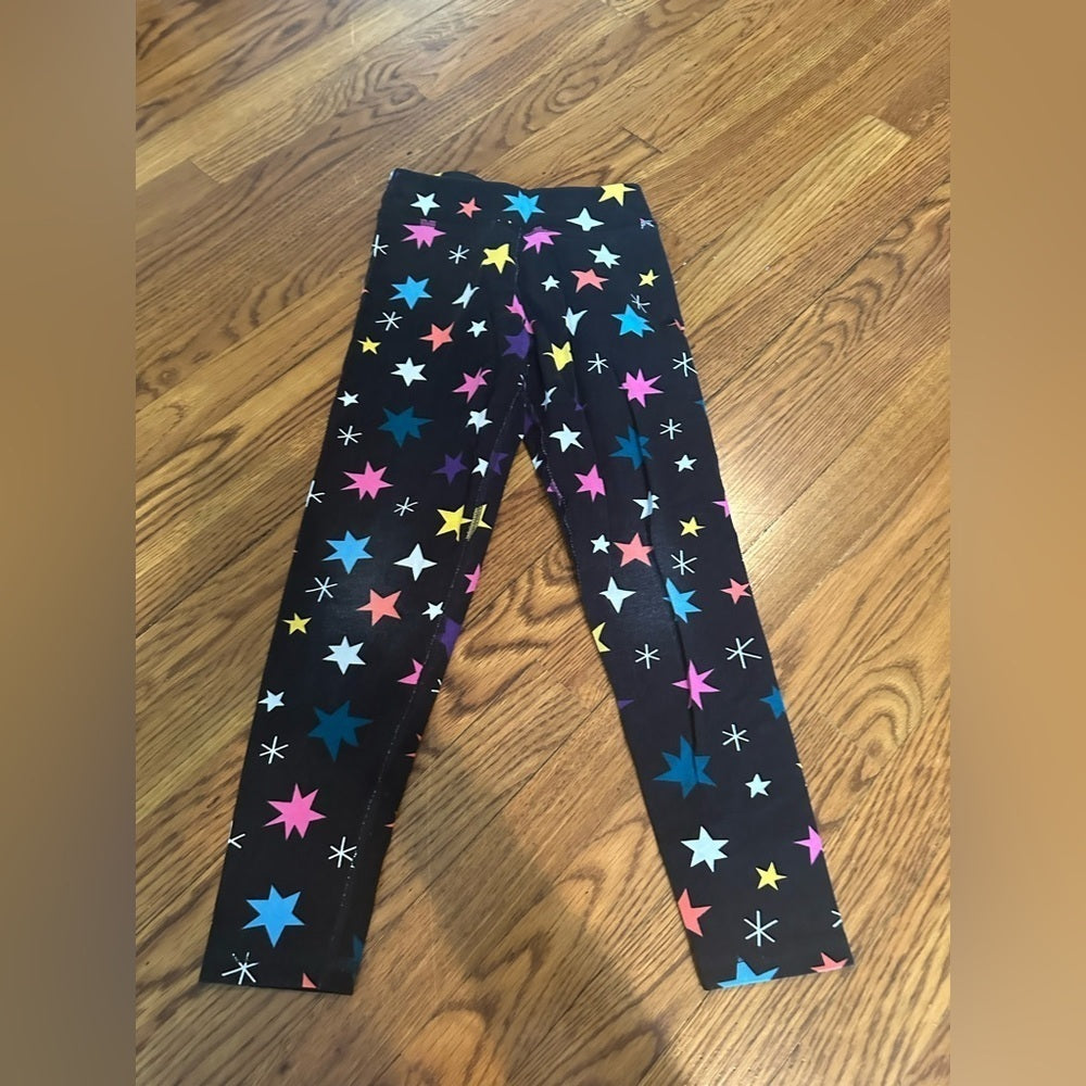 HANNA Andersson Girls Star Print Leggings Size 6-7