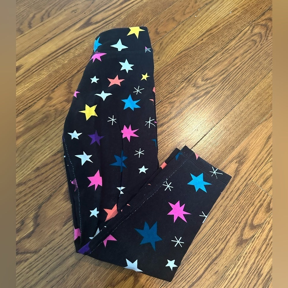 HANNA Andersson Girls Star Print Leggings Size 6-7