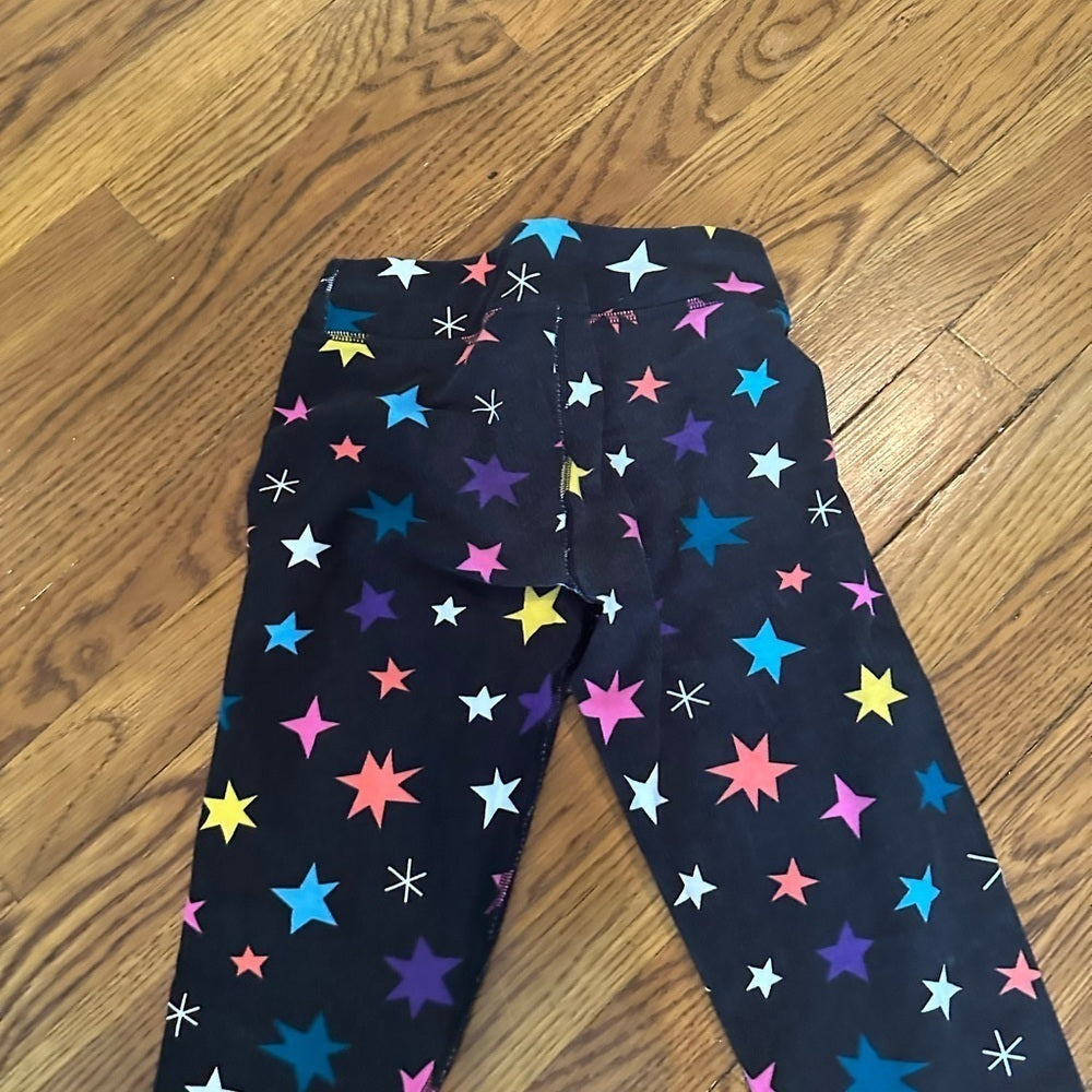 HANNA Andersson Girls Star Print Leggings Size 6-7