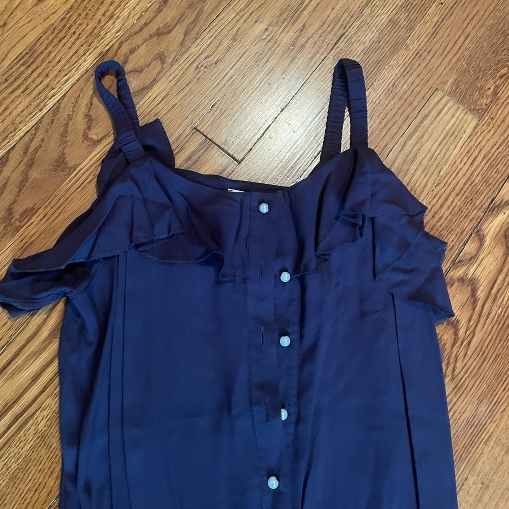 ARMANI Junior Girls Dark Purple Jump Suit Size 14