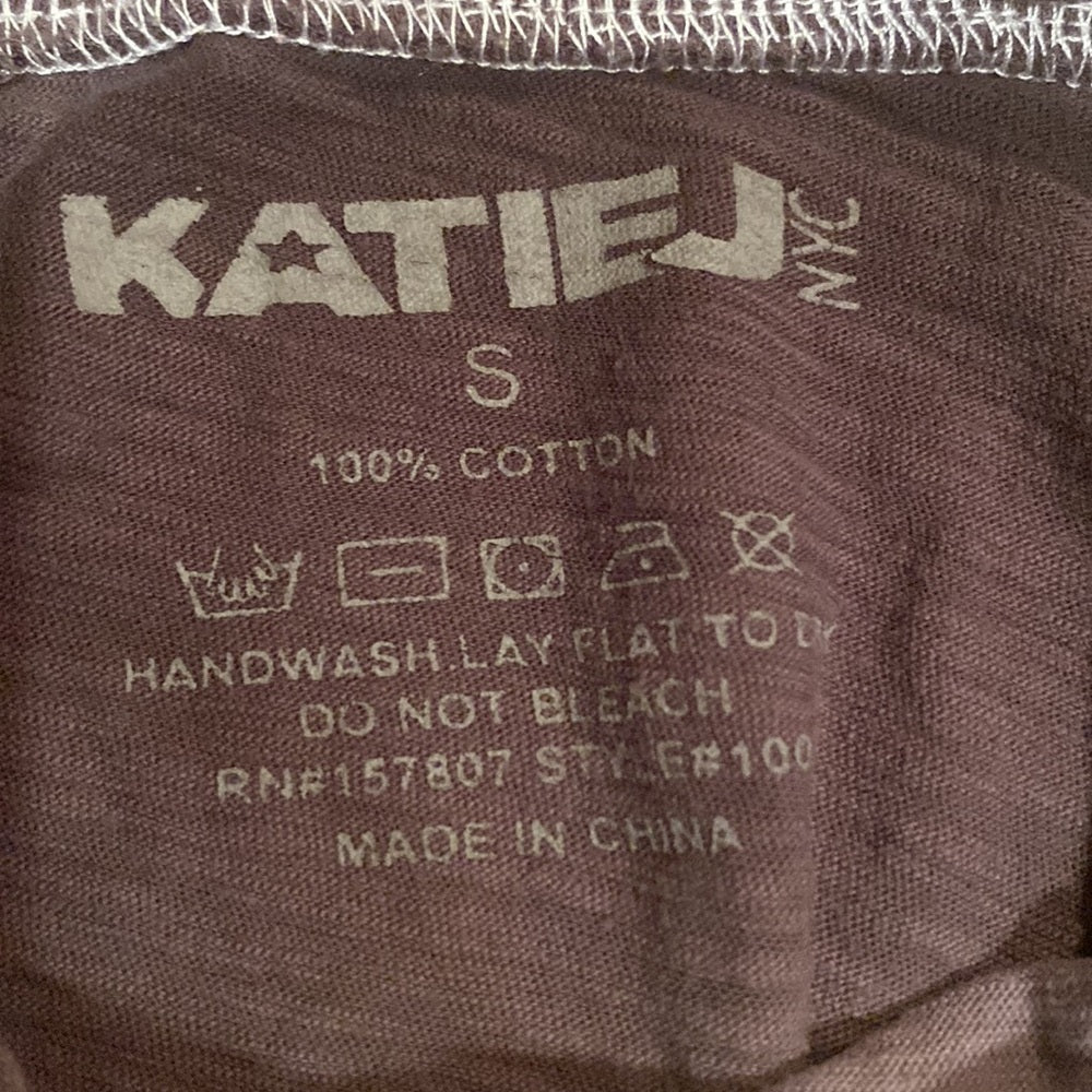 KatieJ NYC kids gray and white ombre long sleeve top size small