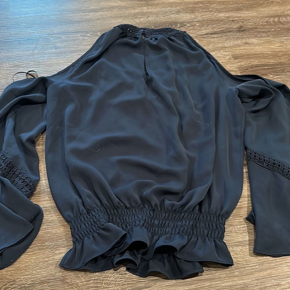Rany Brook Women’s Cold Shoulder Blouse Size Medium