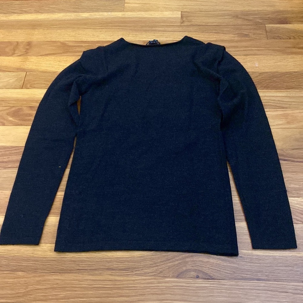 Theory Women’s Gray Long Sleeve Shirt/Sweater Size S