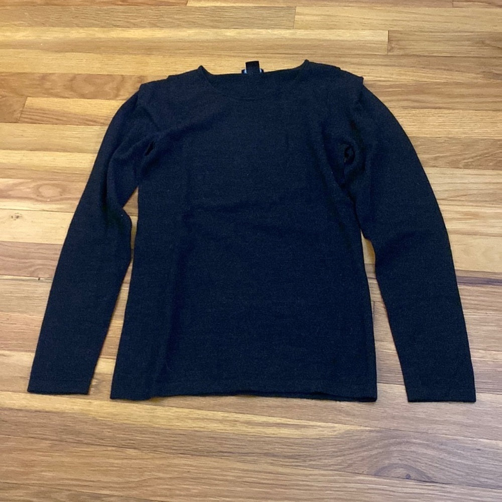 Theory Women’s Gray Long Sleeve Shirt/Sweater Size S