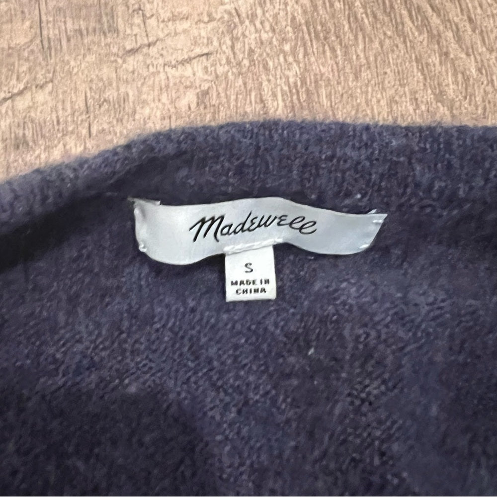 Madewell Woman’s Blue Cardigan Size Small