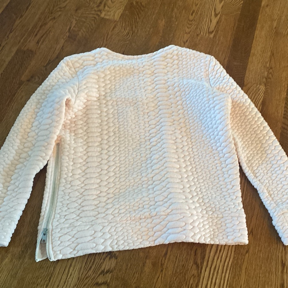 Generation Love Women’s Textured Pink Crew Neck Size Small