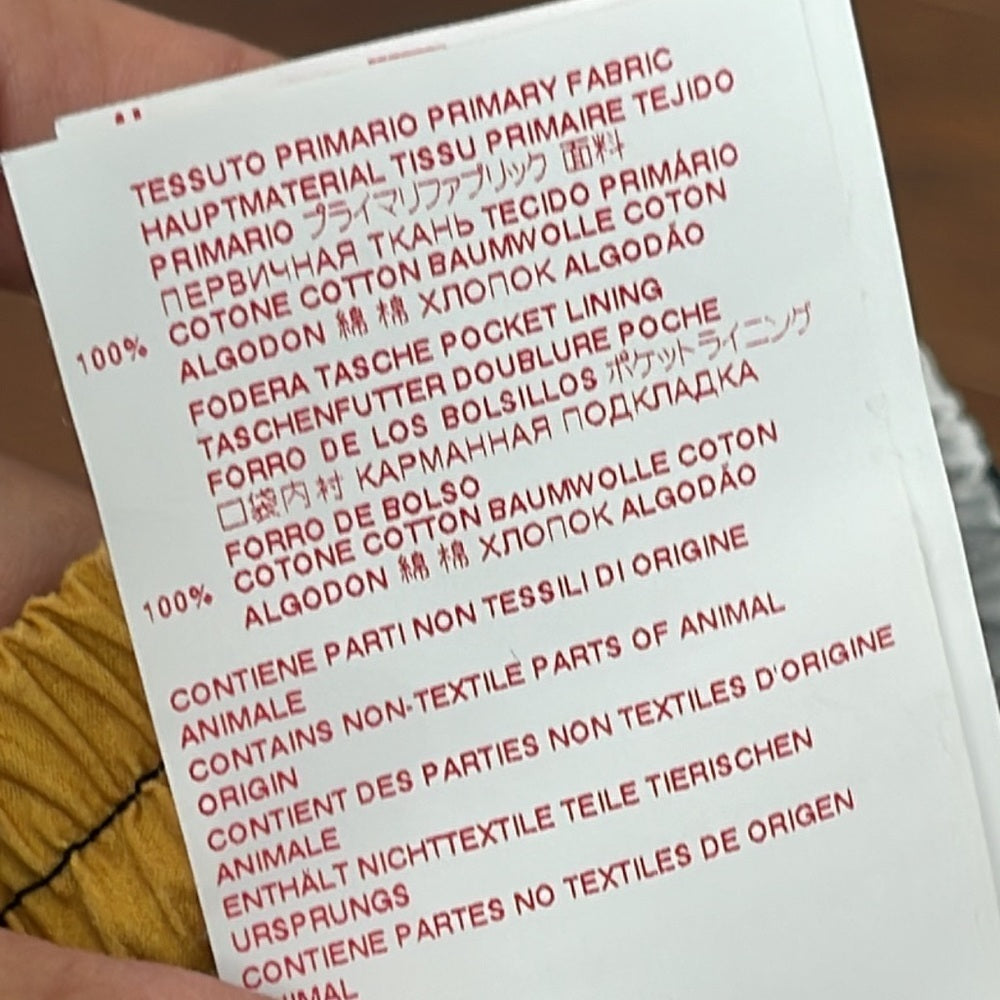 Marni Men’s Black White and Yellow Swim Trunks Size 46/US Small