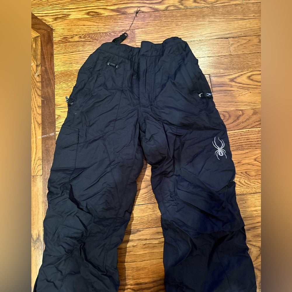 Spyder Kids Black Snow Pants Size 8