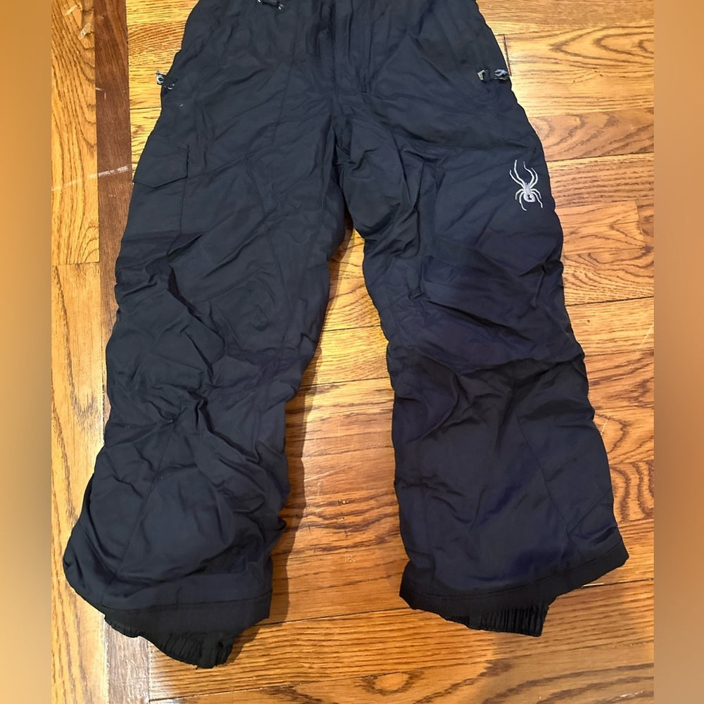 Spyder Kids Black Snow Pants Size 8