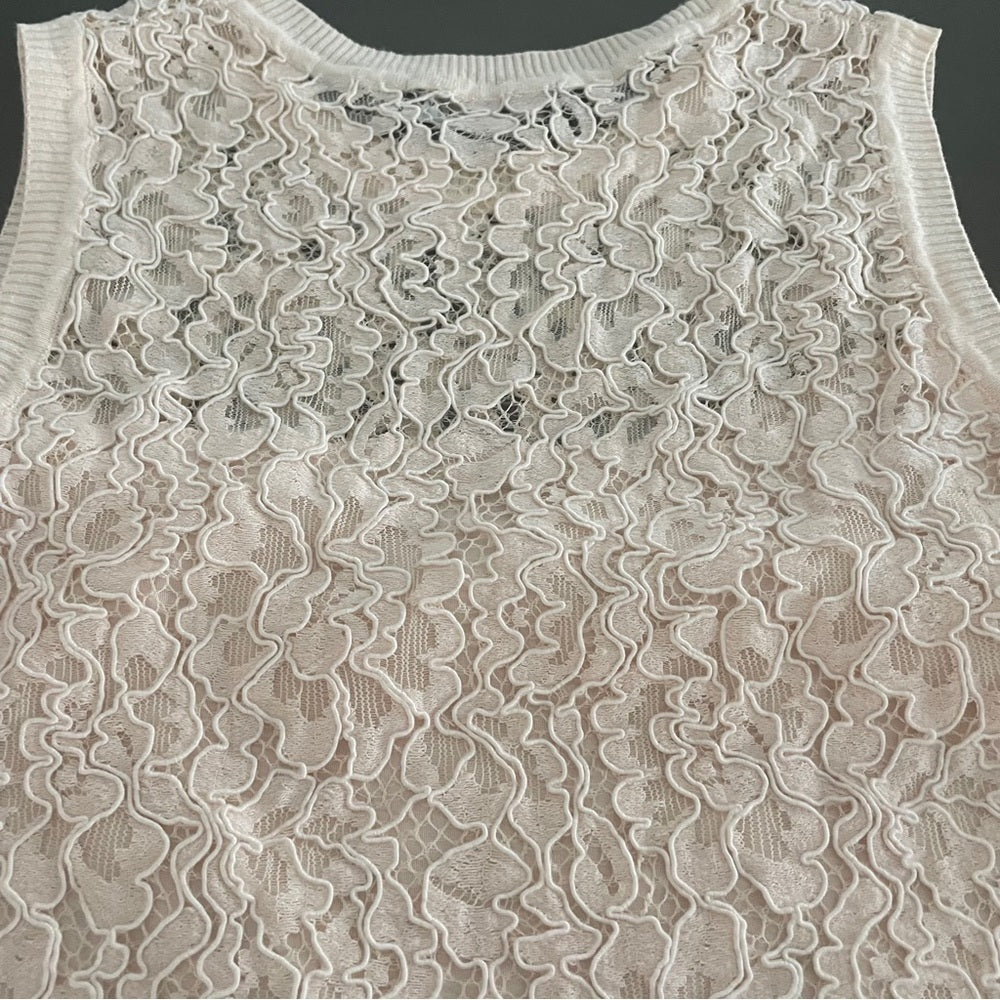 Generation Love Pink Lace Sleeveless Top Size Medium