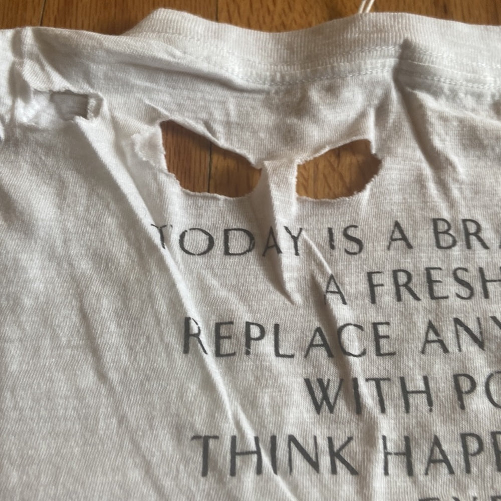 NWT Women’s Chrldr t shirt. White. Size S