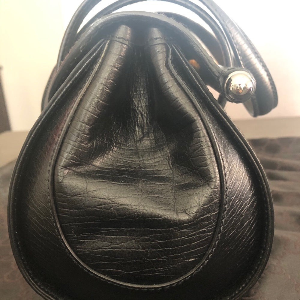 Gucci Bamboo Bullet Bag GG Canvas Medium