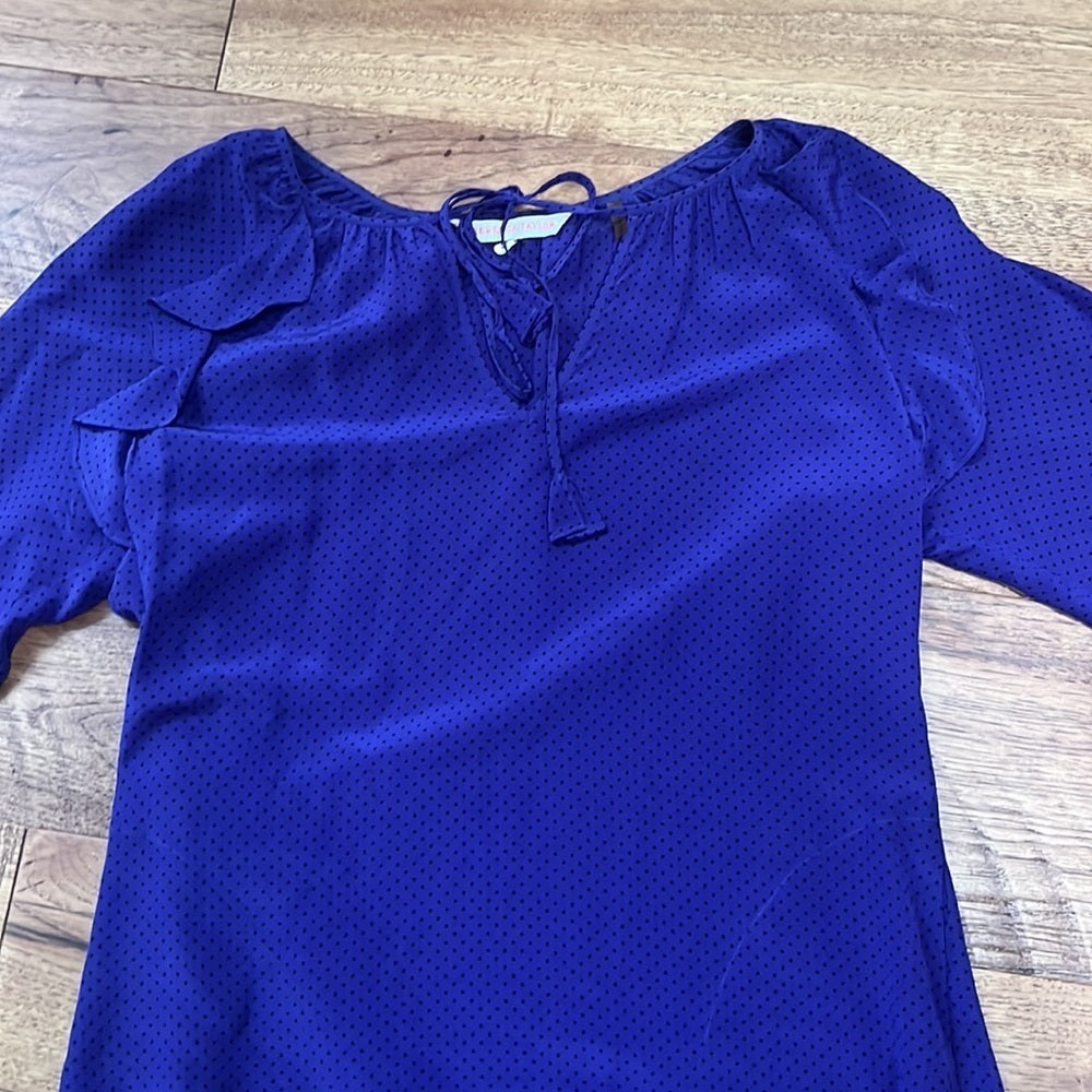 Rebecca Taylor Women’s Purple Silk Blouse Size 6
