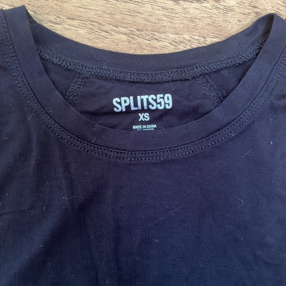 Splits59 Women’s Black Tank Top Size XS