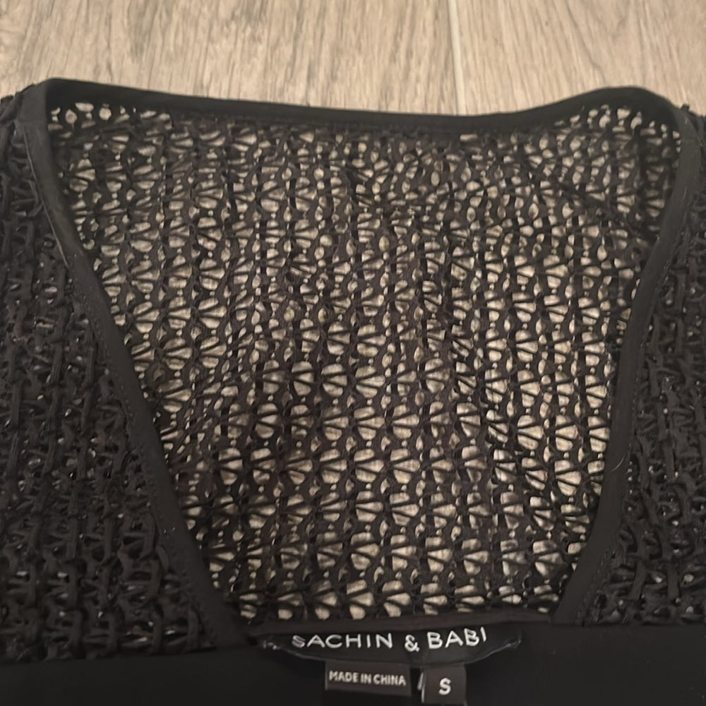 NWT Sachin & Babi Women’s Black Blouse Size S