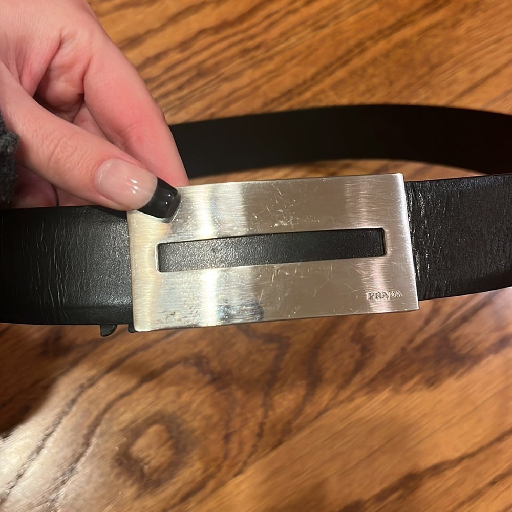 Prada Woman’s Black Belt