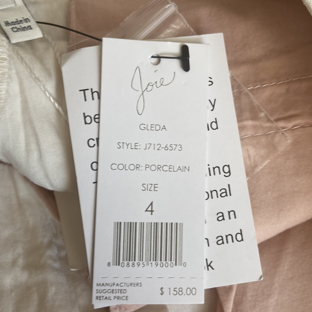 NWT Women’s Joie shorts. White. Size 4