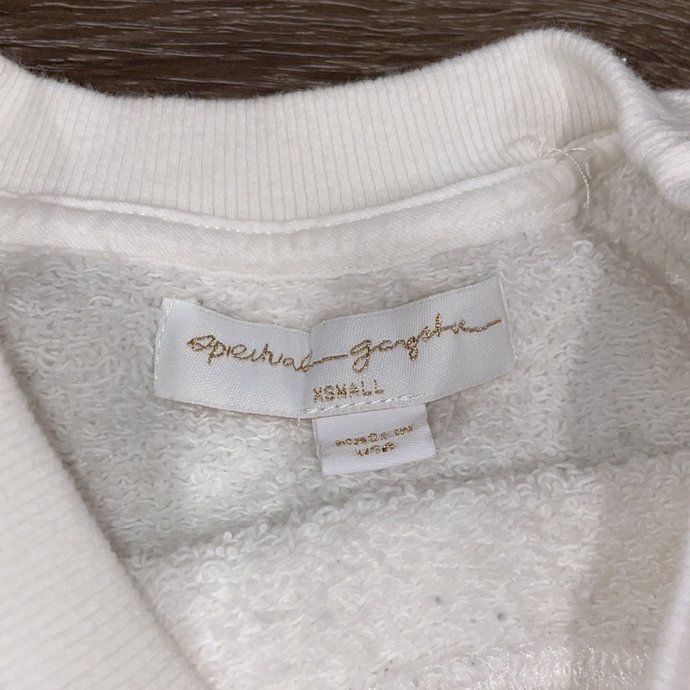 Spiritual Gangster Women’s White “Trust Your Soul” Crewneck - XS