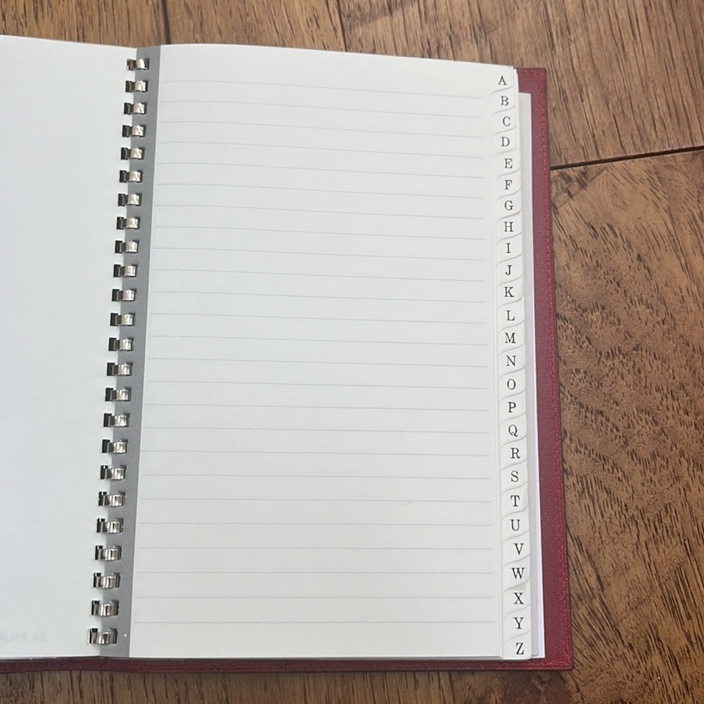 Hermès Paris 1999 Navy/Red Leather Agenda / Address Book