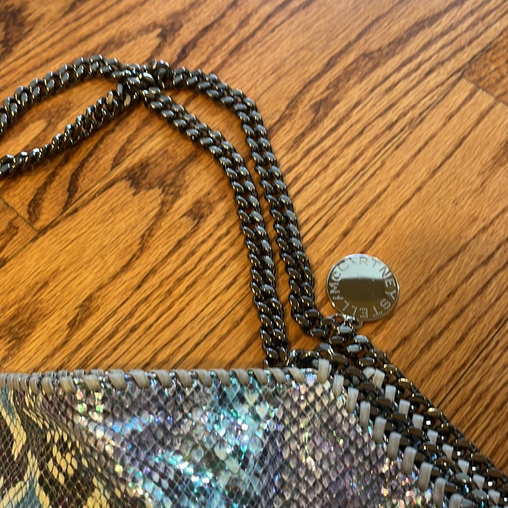 Stella Mcartney Woman’s Sequin Snake Print Tote