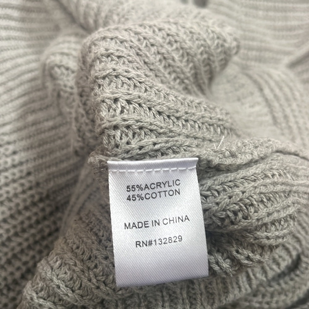 NWT Lovers + Friends Woman’s Hooded Grey Sweater Size XS