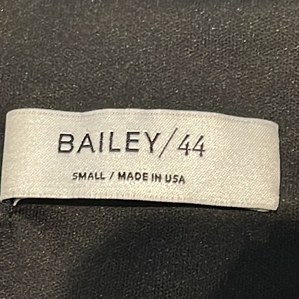 Bailey 44 Women’s Black Off the Shoulder Black Faux Leather Top Size Small