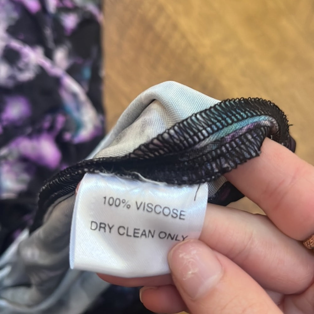 Saloni Woman’s Black Splatter Dress Size US 4