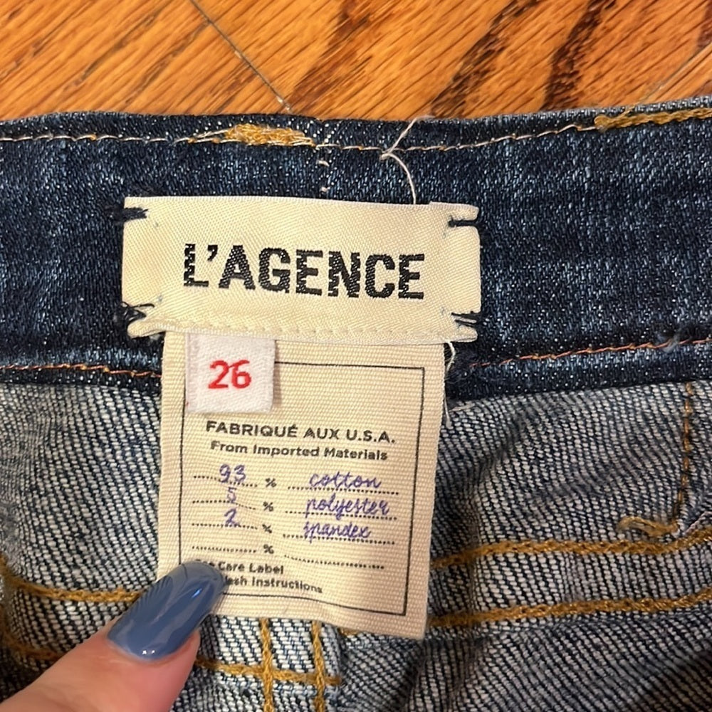 L’Agence Woman’s Ripped Jeans Size 26