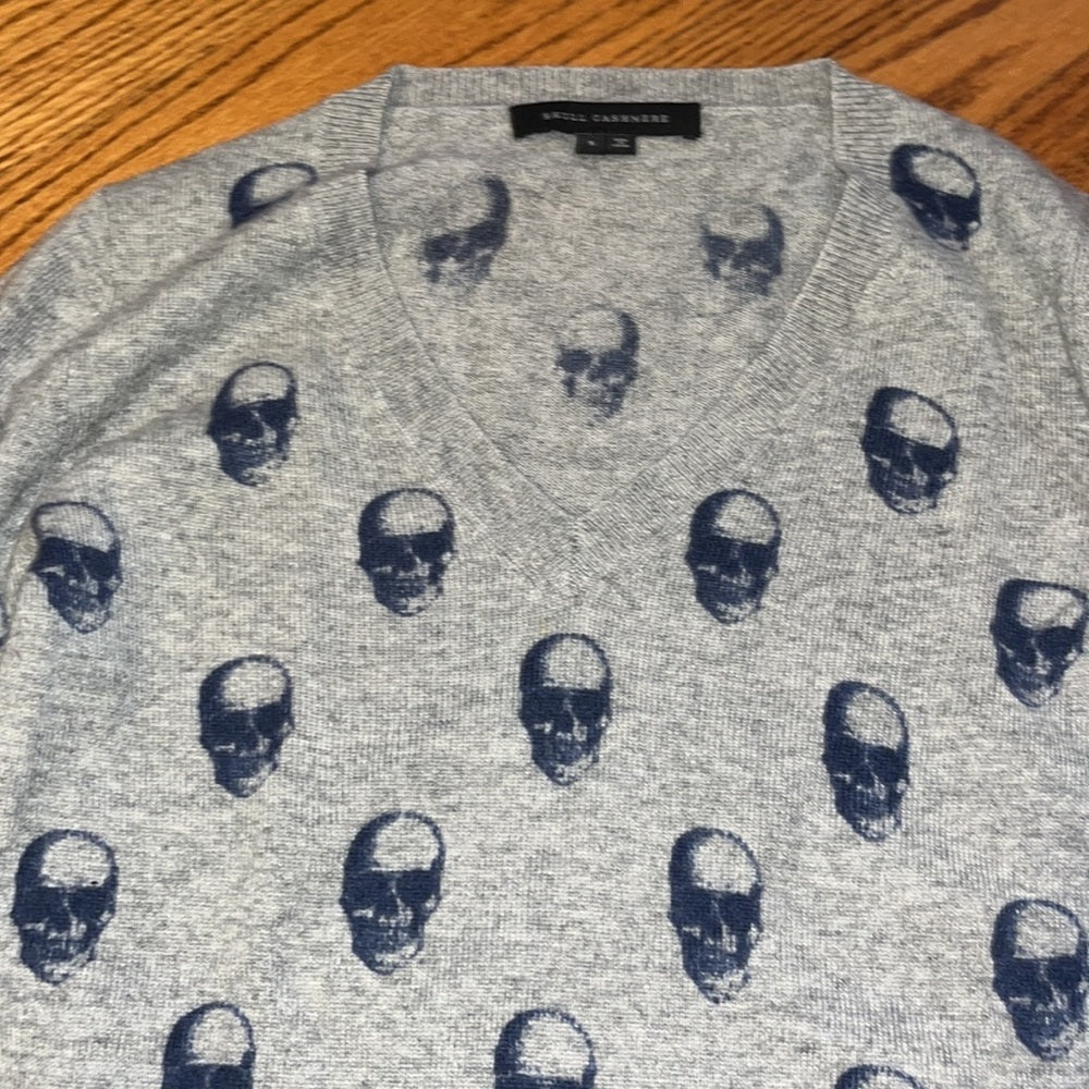 Skull Cashmere Woman’ Grey Sweater Size S