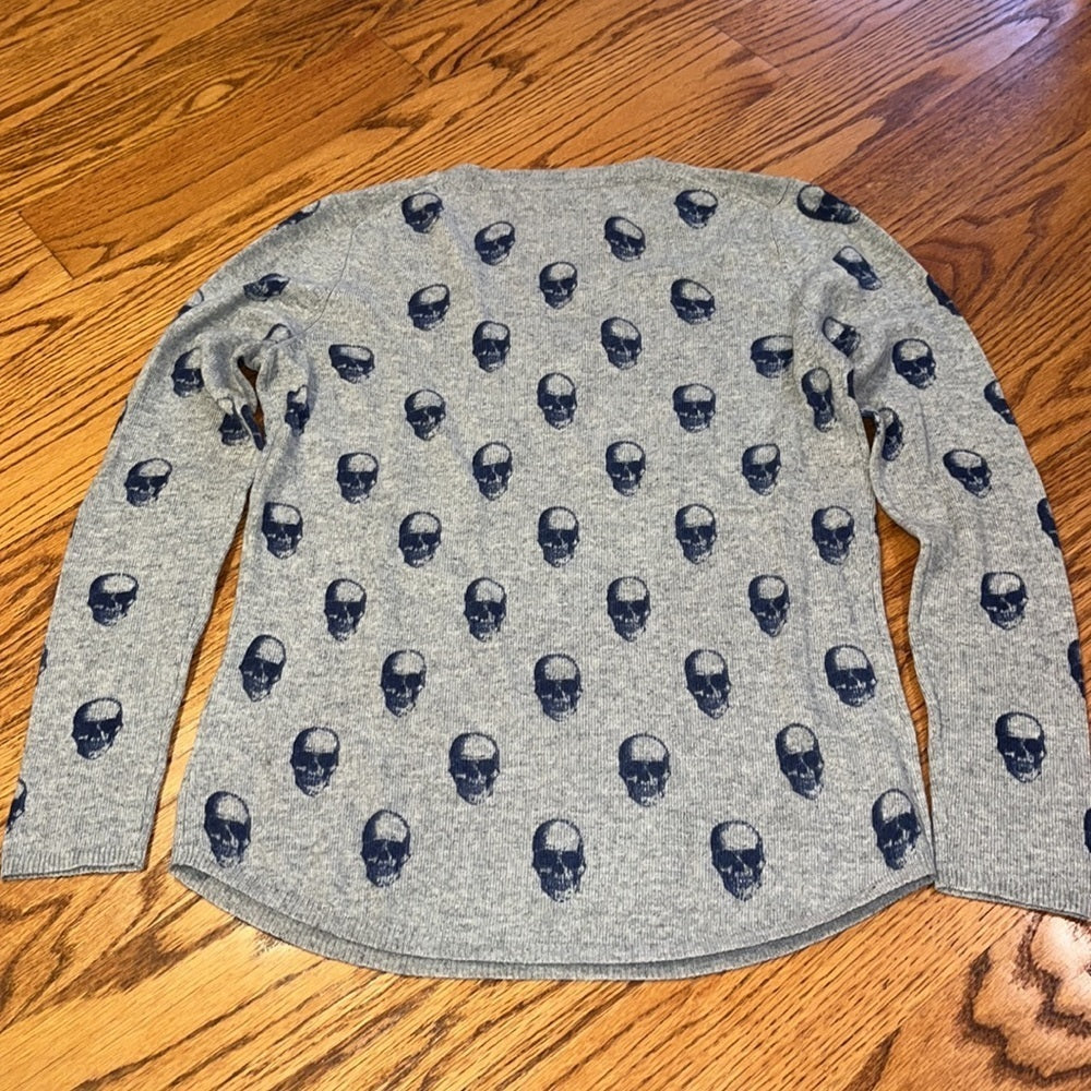 Skull Cashmere Woman’ Grey Sweater Size S