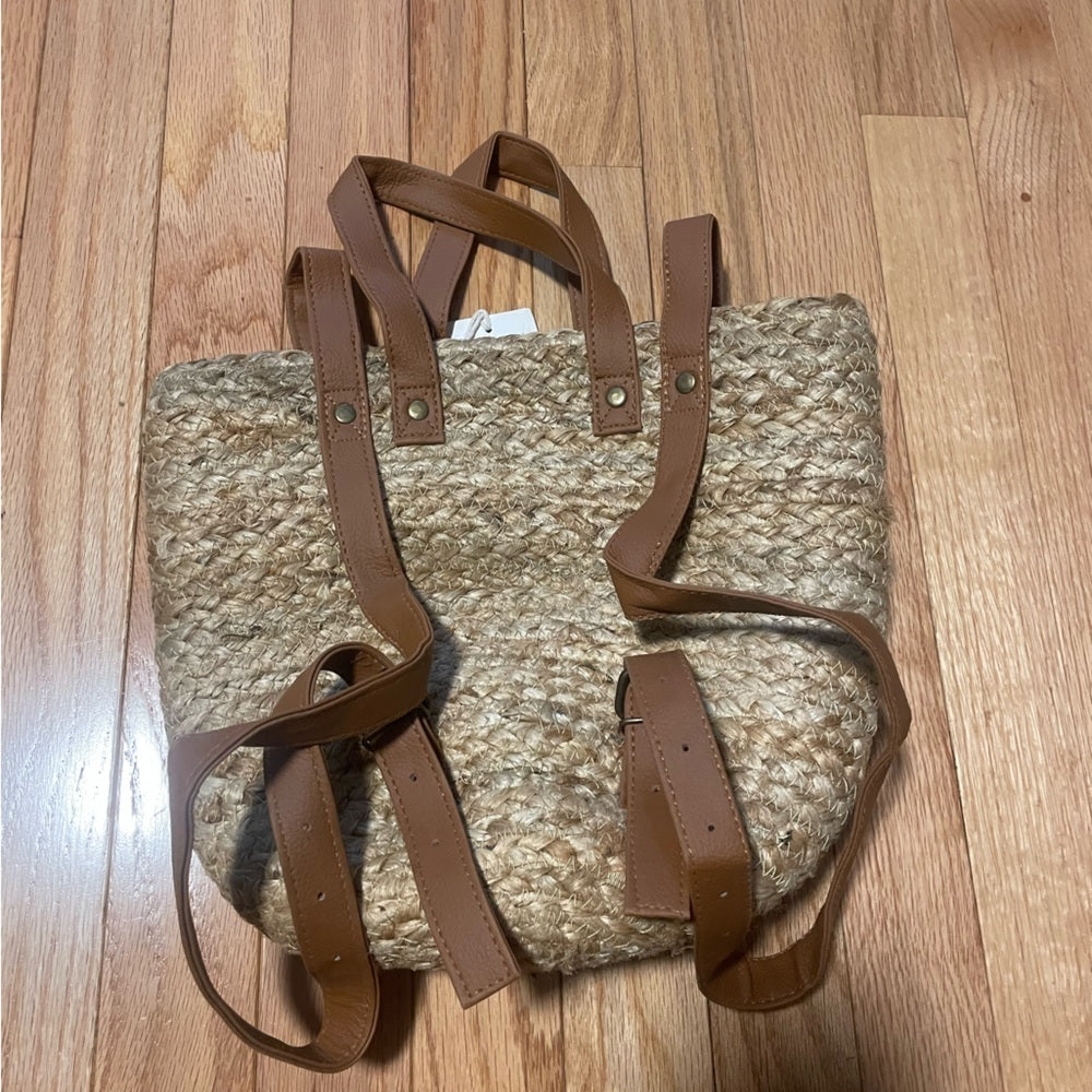 NWT XIX Palms Brown Woman’s Backpack/Tote