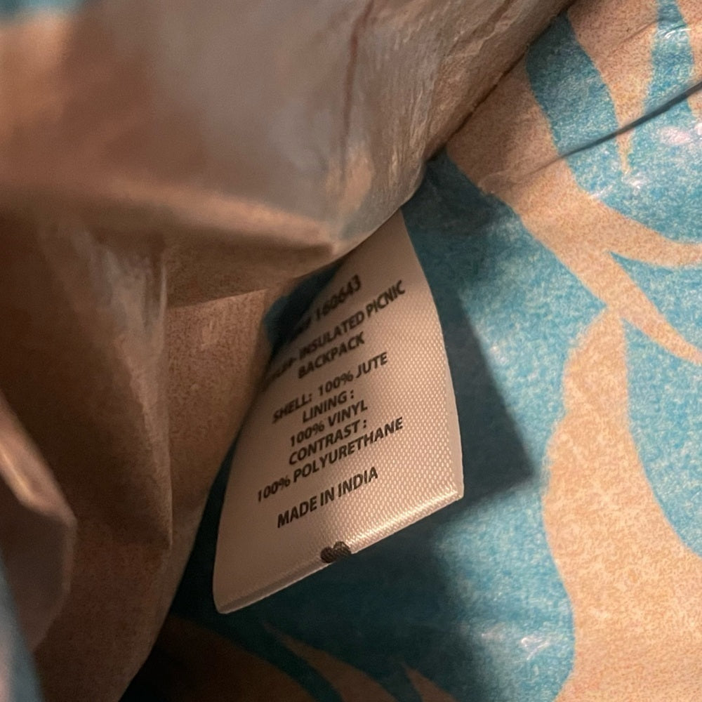 NWT XIX Palms Brown Woman’s Backpack/Tote