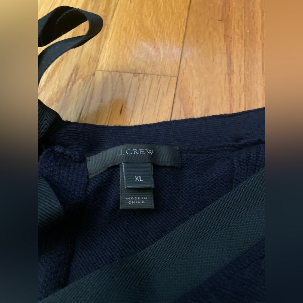 J. Crew Navy Sleeveless Sweater Size XL