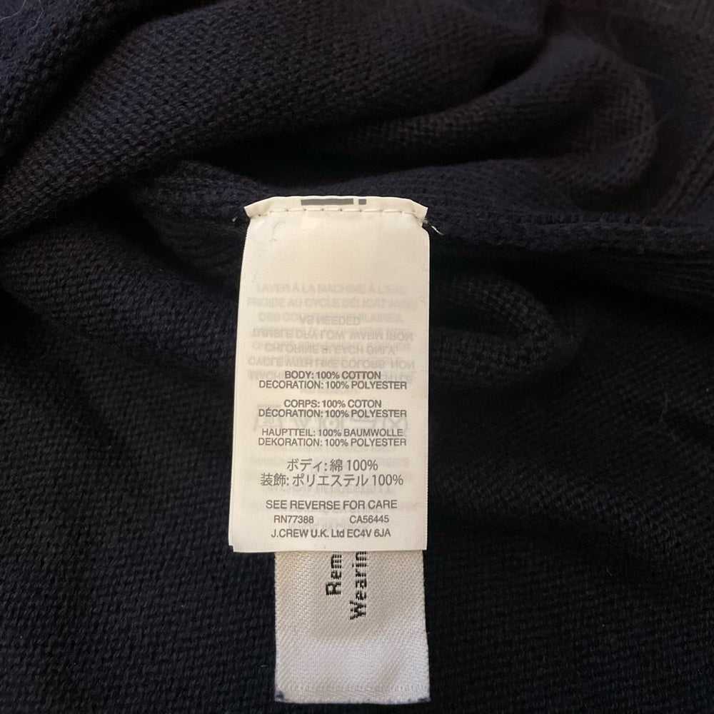 J. Crew Navy Sleeveless Sweater Size XL