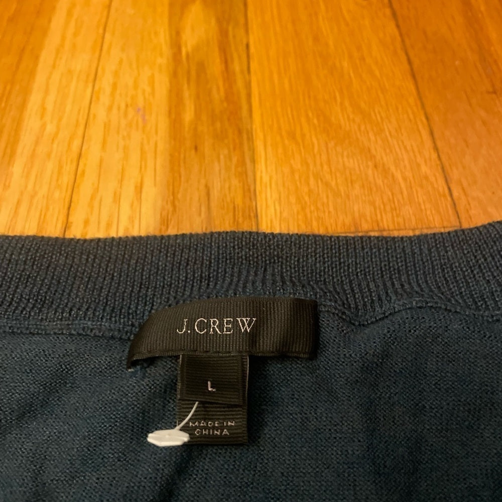J. Crew Dark Navy Sweater Size Large